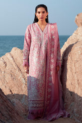 Pearls | 3Pc Unstitched Suit Lawnkari Summer Together By Afrozeh